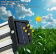 4-Bulb Solar-Powered Outdoor Wall Light - 3
