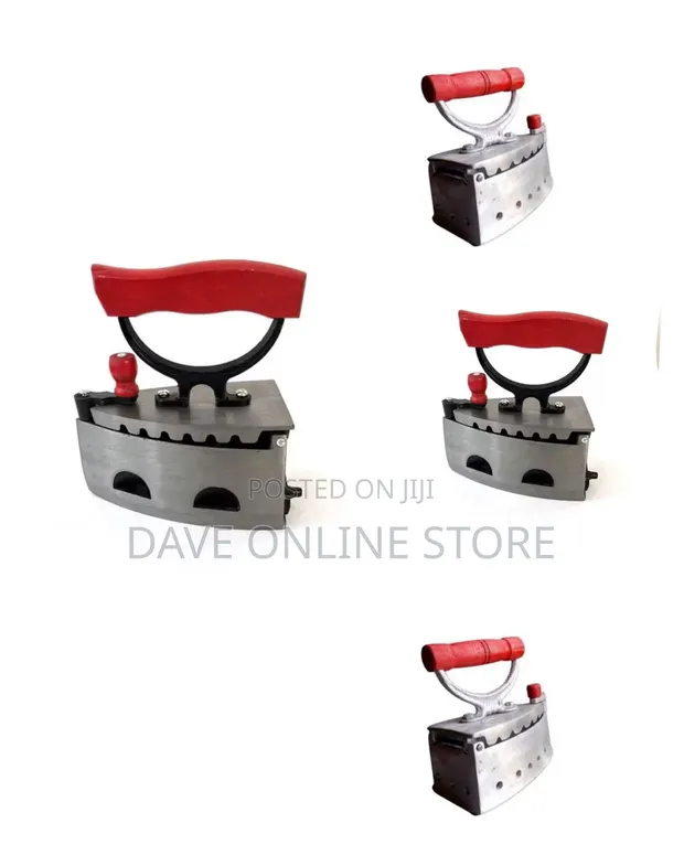 Traditional Cast Iron Charcoal Pressing Iron - 1