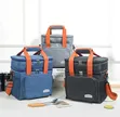 Dual-Compartment Insulated Lunch Bag - 1