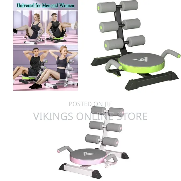 Portable Ab Crunch and Waist Twist Exercise Machine - 1