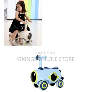 Space Capsule Ride-on Baby Balance Bike & Push Car