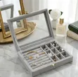 Jewellery Organizer Box with Clear Lid - 1