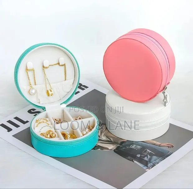 Mini Round Jewelry Box - 1