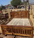 Solid Wood Platform Bed Frame with Headboard & Footboard - 3