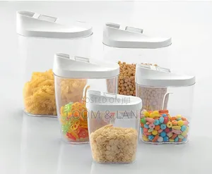 5pcs Airtight Plastic Food Containers