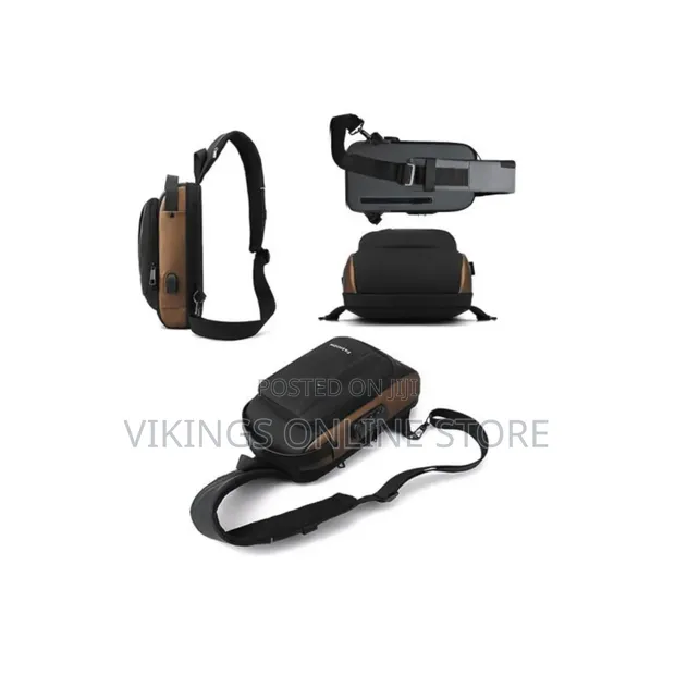 Anti-Theft Waterproof Crossbody Sling Bag with USB Charging Port - 1