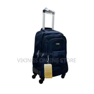 Rolling Travel Backpack with Telescopic Handle