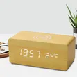 Wooden Digital Alarm Clock - 2