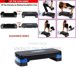 Adjustable Aerobic Step Platform - Sturdy Plastic