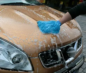 5pcs Microfiber Car Wash Mitts - Scratch Free