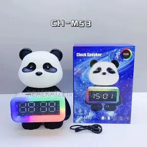 Panda RBG Bluetooth Speaker with Digital Clock & Alarm