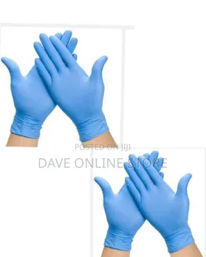 Blue Disposable Nitrile Examination Gloves (Pair)