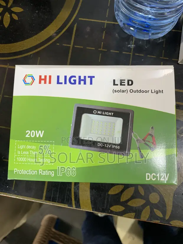20W DC Flood Lights for Solar Power - 1