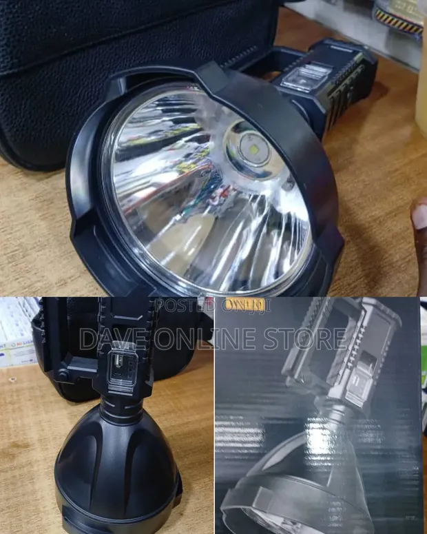 Rechargeable LED Searchlight/Spotlight (Model W5120) - 1