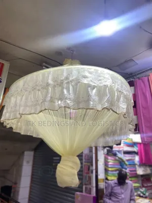 Double Decker Round Mosquito Net - Cream