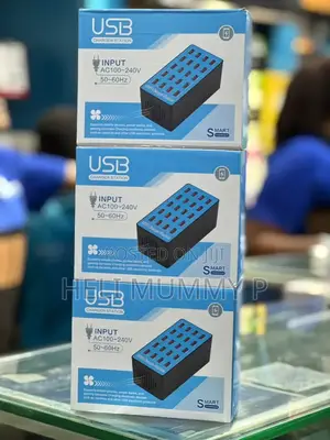 S Mart 20-Port 100W Smart USB Charging Station
