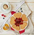 Brand New Heart Shaped Waffle Maker - 2