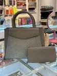 Burgundy Chrisbella Two-Tone Tote Bag and Wallet Set - 2