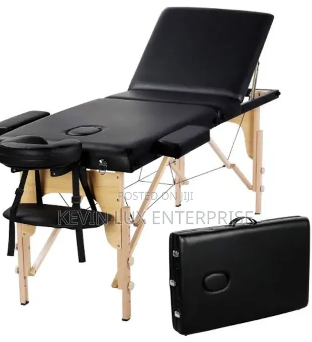 Foldable Massage Bed - Adjustable Height - 1