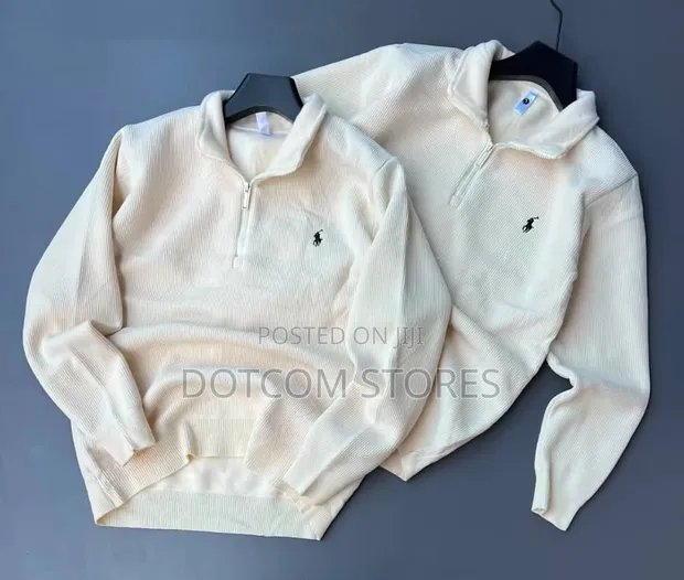 Polo Ralph Lauren Ribbed Quarter-Zip Pullover Sweaters - 1
