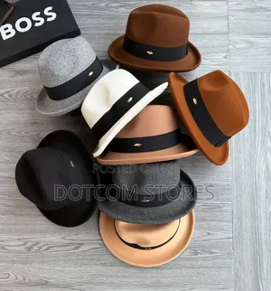 Unisex Wool Felt Fedora Hat