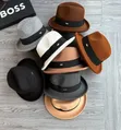 Unisex Wool Felt Fedora Hat - 1