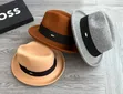Unisex Wool Felt Fedora Hat - 3