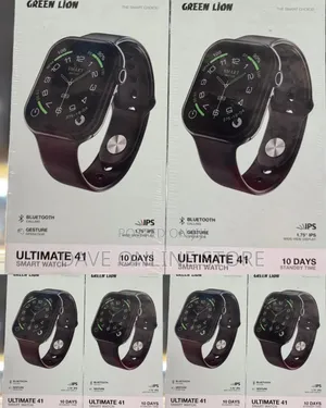 Green Lion Ultimate 41 Smart Watch - Black