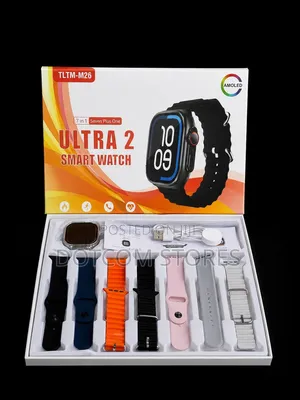 TLTM-M26 Ultra 2 Smart Watch (7-in-1 Combo Pack)