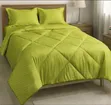 4pcs Egyptian Duvet Set (Light Green) - 1