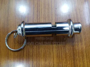 Metal Tube Whistle - Metropolitan Police Style