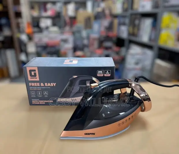 Geepas Auto Temperature Steam Iron - 1