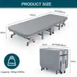 Brand New Folding Sun Lounger Bed Recliner Chair - 2