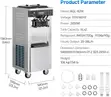 Commercial Soft Serve Ice Cream Machine 2450W - 5