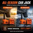 E-HEELP Electric Car Jack Kit 5 Ton 12V Hydraulic with Wrench - 4