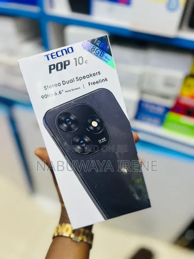 New Tecno Pop 10C 128GB Blue - 1