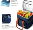 Dual-Compartment Insulated Lunch Bag - 4