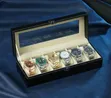 A&G Men's and Women's Leatherette Watch Organizer Box - 3