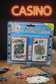 Plastic-Coated Vegas Style Playing Cards with Dice - 2