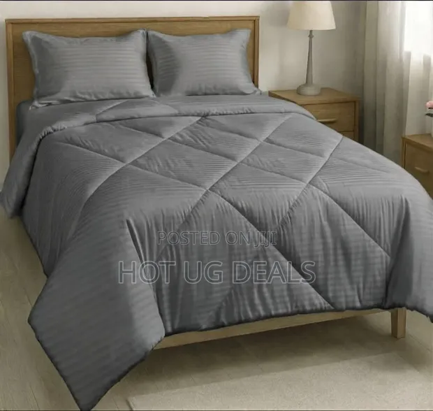 6x6 Egyptian Cotton Duvet Set - Sky Blue - 1