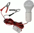 12V LED Work Light Bulb with Battery Alligator Clips - 3