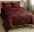 4pc 6x6 Egyptian Plain Duvet Set - 1