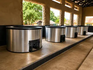 5-Unit Stainless Steel Institutional Eco Firewood Stoves