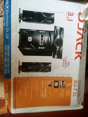 Brand New Djack 2.1 Channel Bluetooth Sound System
