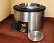 Brand New Institutional Eco Firewood Stove - Stainless Steel - 1