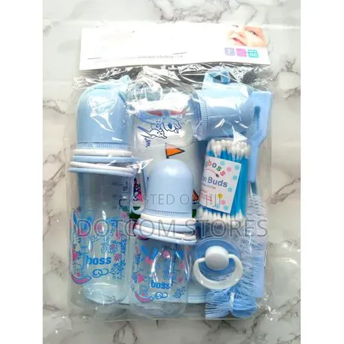 Boss Baby Feeding Bottle Gift Set - Blue - 1