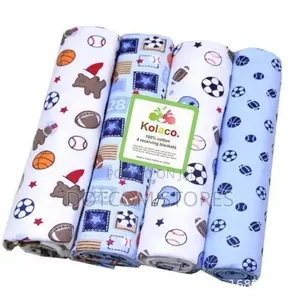 Baby 4-Pack 100% Cotton Receiving Bedsheets