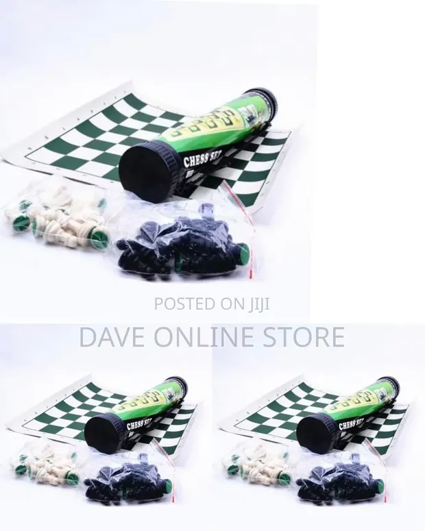 Portable Roll-Up Tournament Chess Set - 1