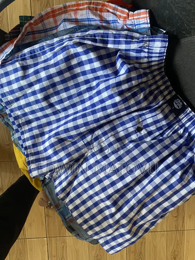 Cotton Checked Boxers - 1