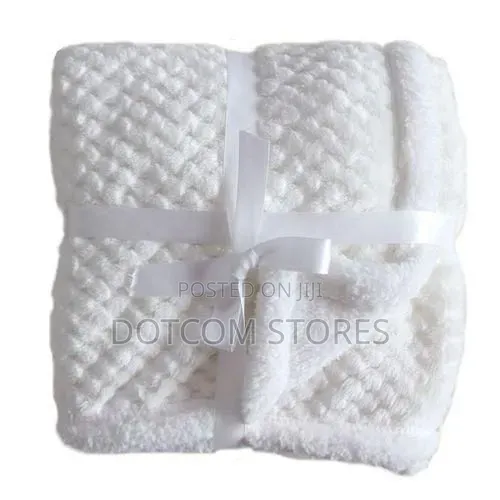 Baby Receiving Blanket - White - 1